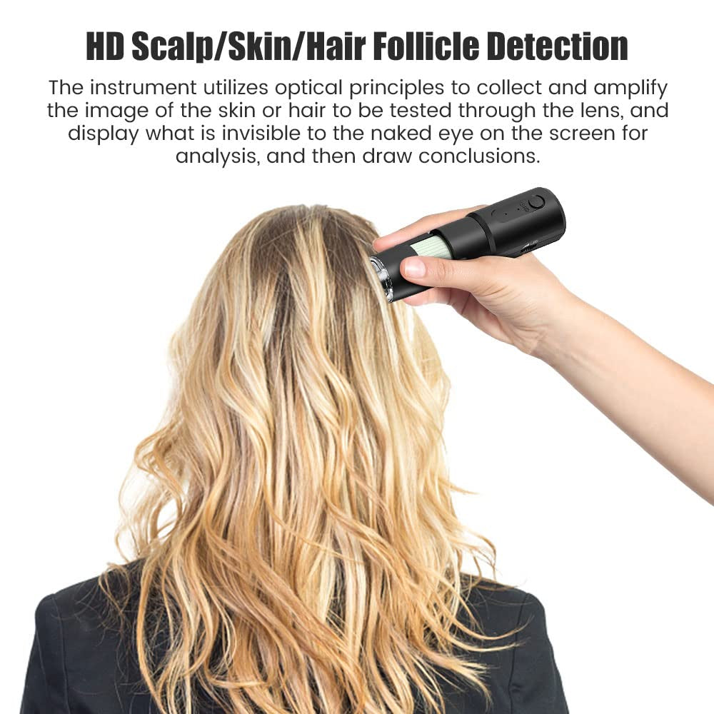 Wireless Skin Analyzer Machine Dermatoscope Scalp/Skin/Hair Follicle Detection 1000X